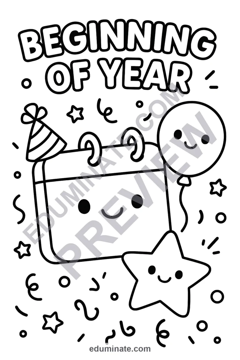 71 Beginning of Year Coloring Pages Back to School Sheets for Kindergarten sample page 3