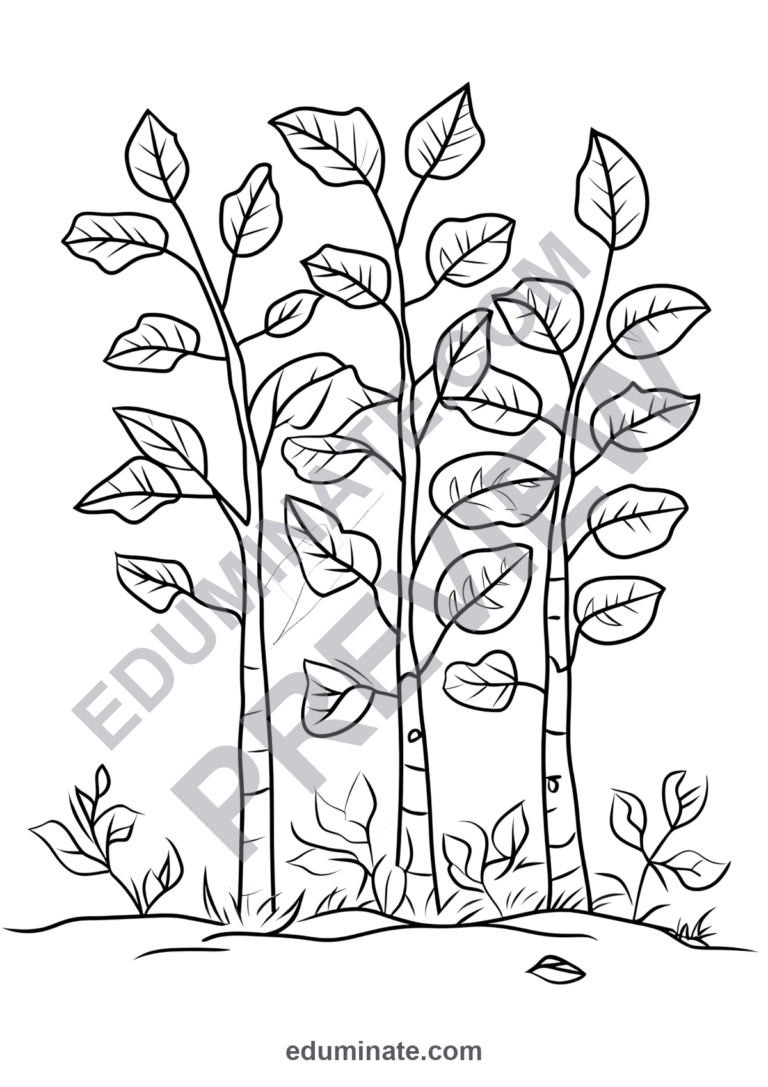 Fall Coloring Pages Autumn Activity Sheets for Kindergarten and First Grade sample page 3