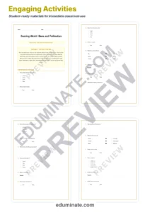 Bees and Pollination Reading Comprehension Passages Worksheets Grades 2-6 Pages page 3