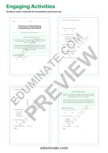 Carnivorous Plants Worksheets: Reading Passages with Answer Keys, Grades 2-6 page 3