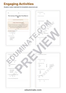 Chocolate Making Process Reading Comprehension Passages and Questions Gr 2-6 page 3