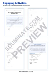 Self-Driving Cars Reading Comprehension Passages Technology Worksheets 3rd 7th page 3