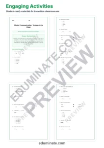 Whale Reading Comprehension Passages and Worksheets with Answer Keys, Grades 2-6 page 3