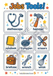 Community Helpers and Their Tools Flashcards | Jobs Tools Cards | 28 Pages page 3