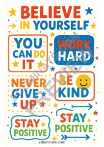 Classroom Motivational Posters for Students | Bulletin Board Posters | 26 Pages page 3