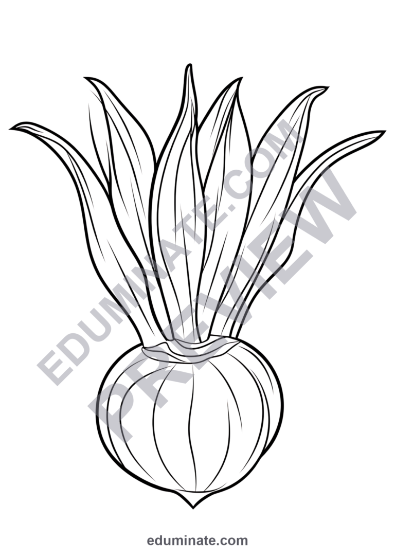 Fruits and Veggies Coloring Pages Healthy Food Art 100 Printable Worksheets sample page 4