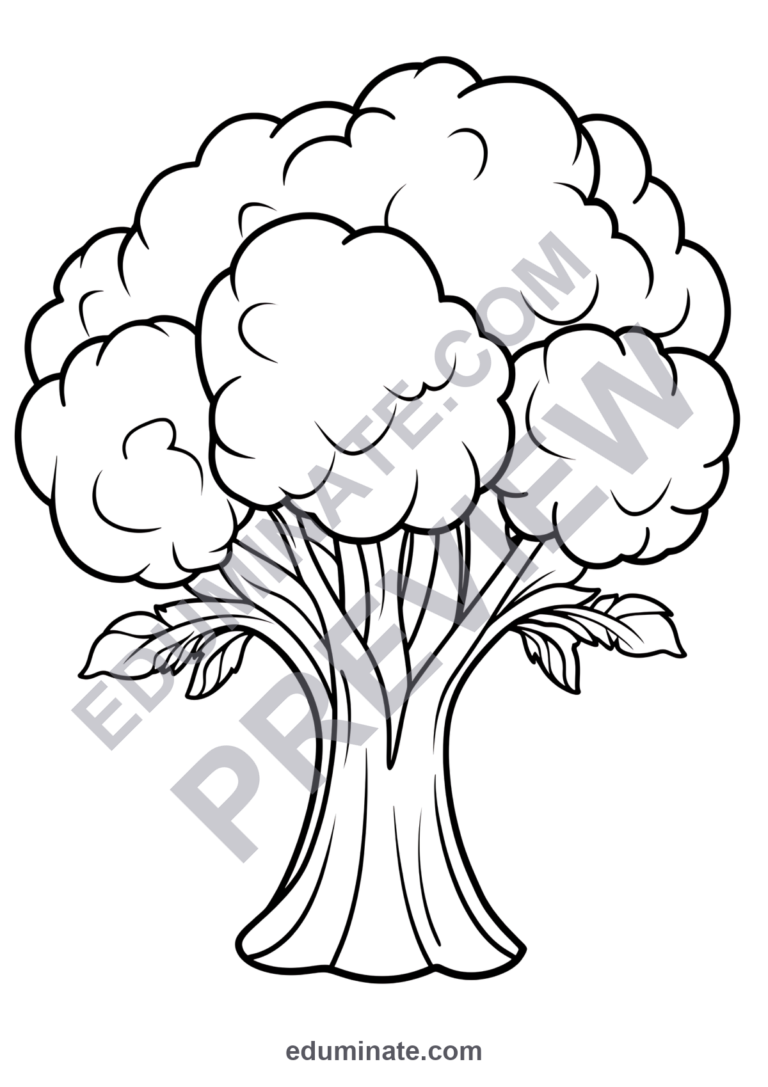 Fruit and Veggie Coloring Pages Healthy Food 22 Quick Printable Activities sample page 4