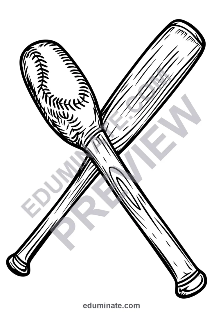 Sports Balls Coloring Pages 80 Athletic Football Soccer Baseball Art Sheets sample page 4