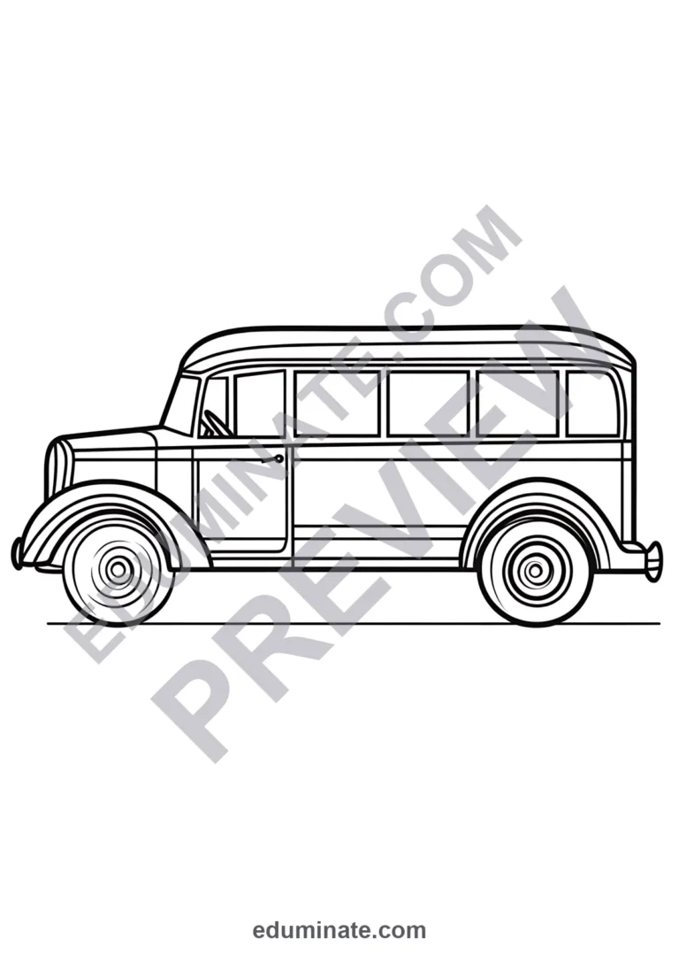 Vehicle Coloring Sheets Farm Tractors and Heavy Machines Activity Pack Kids sample page 4
