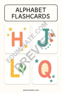 Alphabet Flashcards Printable, 103 Letter Recognition Cards for PreK and K page 4
