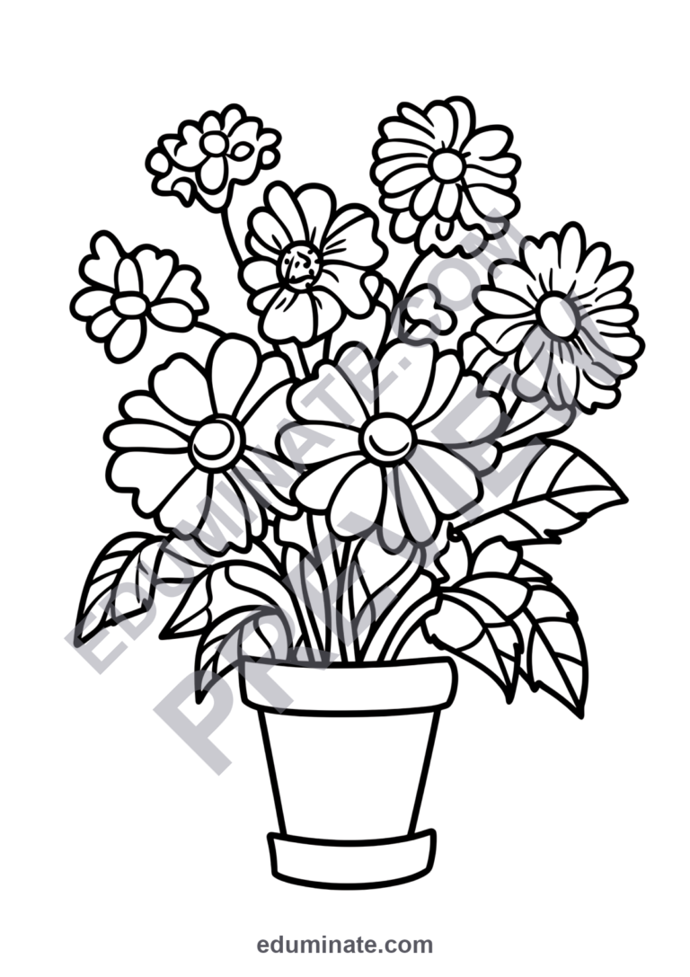 First Day of Spring Coloring Pages Spring Flowers Activity Sheets for Kids sample page 4
