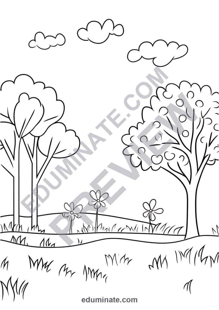 Spring Time Coloring Pages Welcome Spring Flowers Activity Sheets for Kids sample page 4