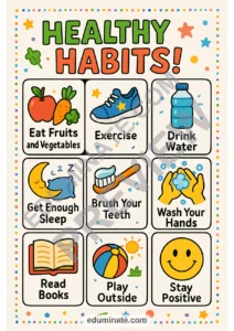 Healthy Habits Flashcards | Printable Healthy Habits Cards | 37 Card Pages page 5