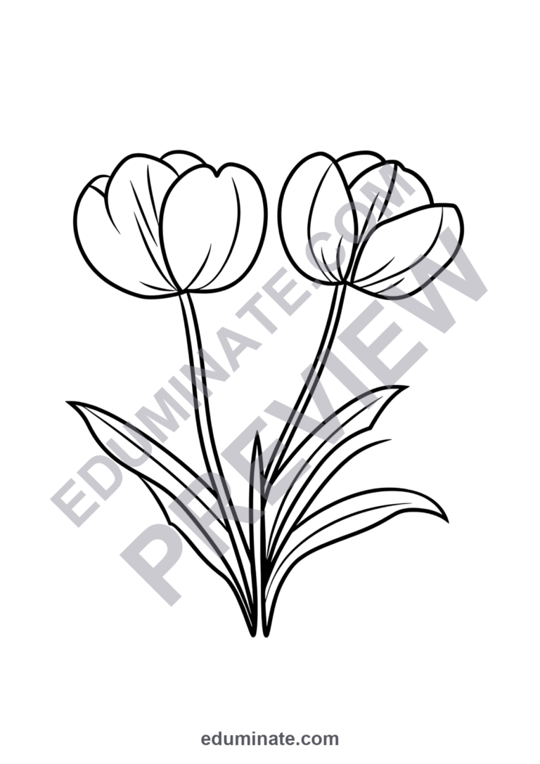 Spring Time Coloring Pages Welcome Spring Flowers Activity Sheets for Kids sample page 5