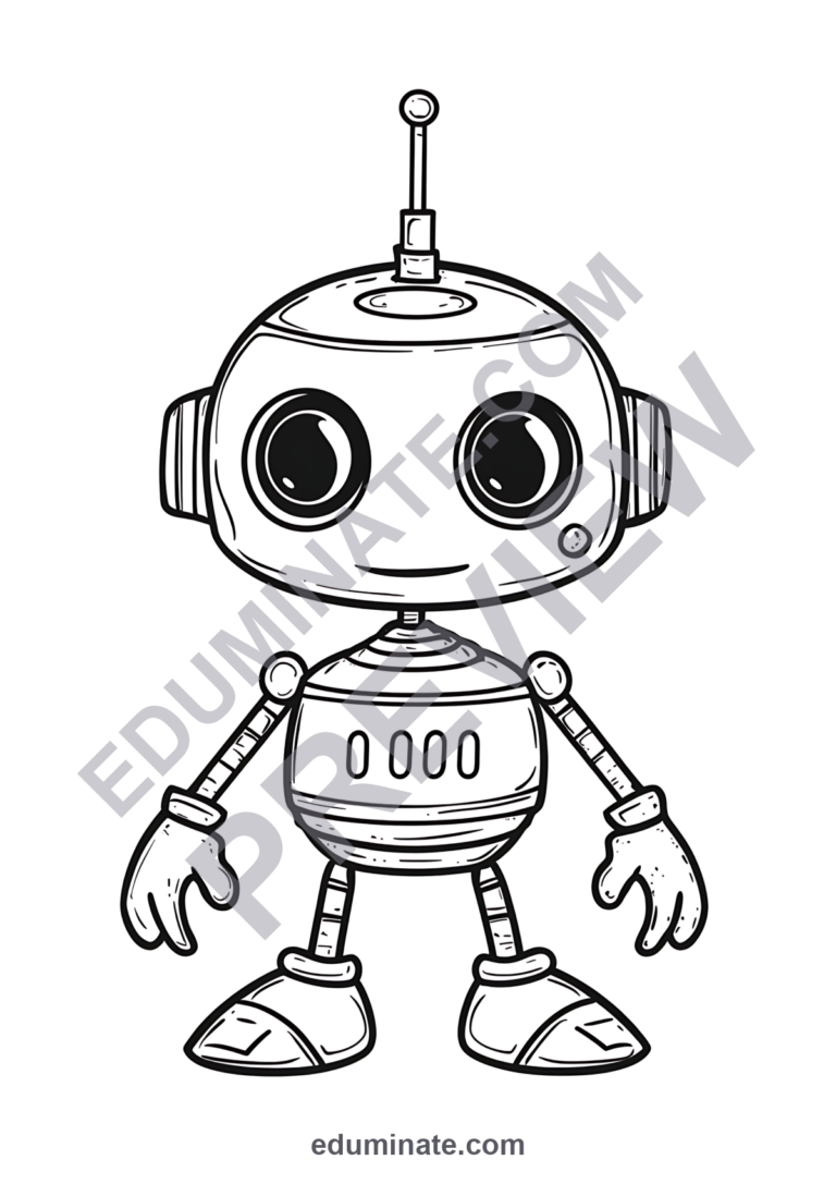 Technology Coloring Pages Modern Computers and Gadgets Activity Sheets Kids sample page 6