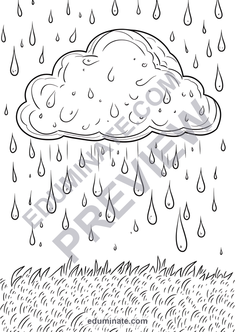 Weather Seasons Coloring Pages Annual Climate Cycle Activity Pack for Kids sample page 6