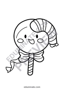 36 Printable Candy Coloring Pages Sweet Treats Activity Sheets for Children page 6