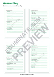 Spanish Animals Worksheets – Reading Passages with Questions and Answer Key page 6