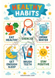 Healthy Habits Posters | Printable Healthy Habits Poster Pages | 60 Pages page 6