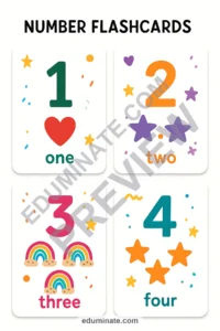 Number Flashcards Printable | Counting and Number Recognition Cards | 107 Pages page 6
