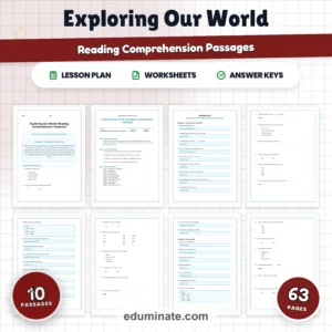 4th Grade Worksheets Bundle | Reading Comprehension and Grammar Packs page 5