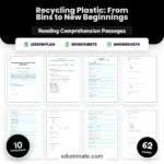 Recycling Reading Passages: Reading Passages with Answer Keys, Grades 2-6 cover