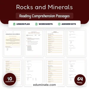 Earth Science Worksheets Bundle | Volcanoes, Earthquakes, Rivers and Rocks page 5