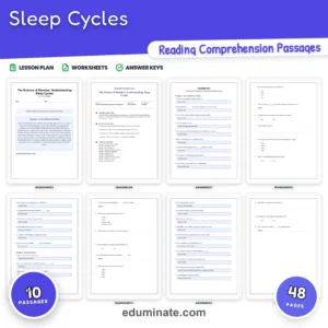 Human Body Worksheets Bundle | Nutrition, Body Systems, Sleep and First Aid page 4