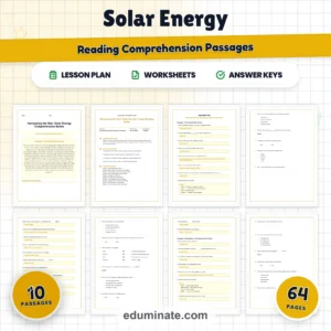 Renewable Energy Reading Comprehension Bundle | Solar, Wind and Geothermal Energy Passages page 2