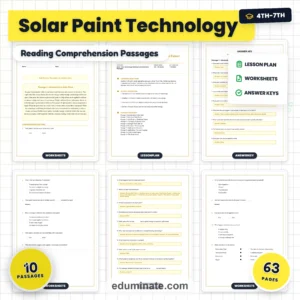 Renewable Energy Reading Comprehension Bundle | Solar, Wind and Geothermal Energy Passages page 1