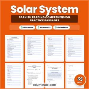 Spanish Worksheets Bundle | Spanish Reading Passages With Questions page 6