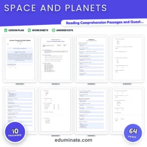 3rd Grade Worksheets Bundle | Reading Passages and Grammar Packs page 6