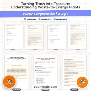Renewable Energy Reading Comprehension Bundle | Solar, Wind and Geothermal Energy Passages page 3